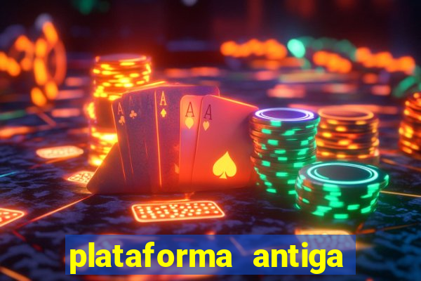 plataforma antiga de jogos